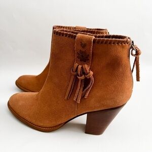 JACK ROGERS Greer Suede Boots Tan | US 9